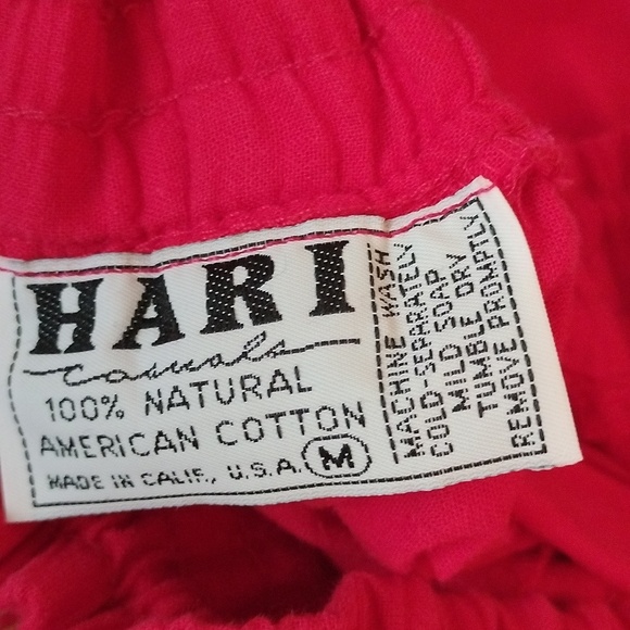 HARI red 3 tiered skirt matching blouse M Fiesta outfit - Picture 6 of 7